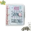 PVC $1000 Money Savings Challenge Binder Waterproof Cash Envelope Wallet Planners  Adult