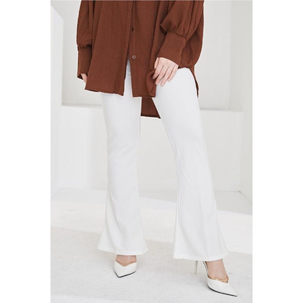 206 Spanish Leg Fabric Trousers