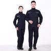 Conjunto de Uniforme de Trabalho Azul Marinho de Manga Comprida Teluoman