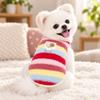 Winter Dog Hiking Jacket Fleece-lined Plush Dogs Coat Fashion Dog Bodysuit  for Small Medium Dog