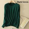 Cozy Cashmere Fuzzy Pullover Sweater Crew Fit Women Slim Knitted Neck Wool Black Red