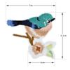 Bird Animal Accessories Patches Embroidery Sewing Patch Birds DIY Iron on Applique Cloth Sticker