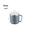 304 Stainless Steel Water Cup Milk Juice Tea Coffee Mug Double Layer Insulation Tropical Handle Cup Office Home Drink Mouth Cup