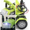 Scale 1:32 Toy Model Car Round Head Alloy Agricultural Tractor With Bucket Models Sound Light Collection Display Gift For Friend