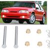 Car Door Hinge Pin,Door Hinge Pins Kit with Bushings Hardware Replacement Fit Compatible with F Mustangs 19791993