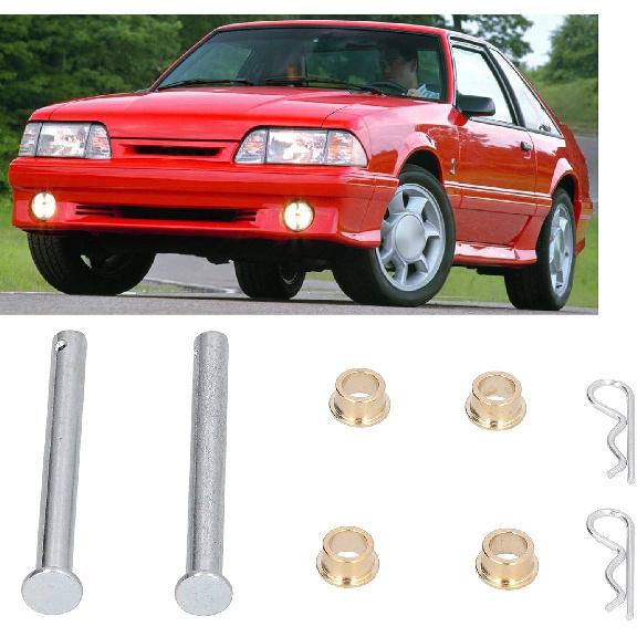 Car Door Hinge Pin,Door Hinge Pins Kit with Bushings Hardware Replacement Fit Compatible with F Mustangs 19791993