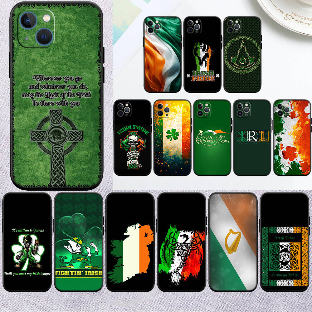 RT10 Ireland irish flag Phone Shell for Samsung S20 S21 S22 S23 S24 FE Ultra Plus Lite S21S A55 A07 A17 F06 F16 M06 M16 M56 A36 A37 A57