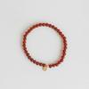 modernlike 14k gold jade stone bracelet 4mm