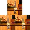 Christmas Led Lighted Plush Toy With Glittering Face Mask For Holiday Decor