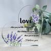 Valentine's Day Confession for Girlfriend Bedroom Desktop Decoration Love Heart Acrylic Ornament