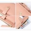 Korean Style Women's Lightweight Student Wallet: Mini Coin Purse with Multi-Card Slots and Zipper