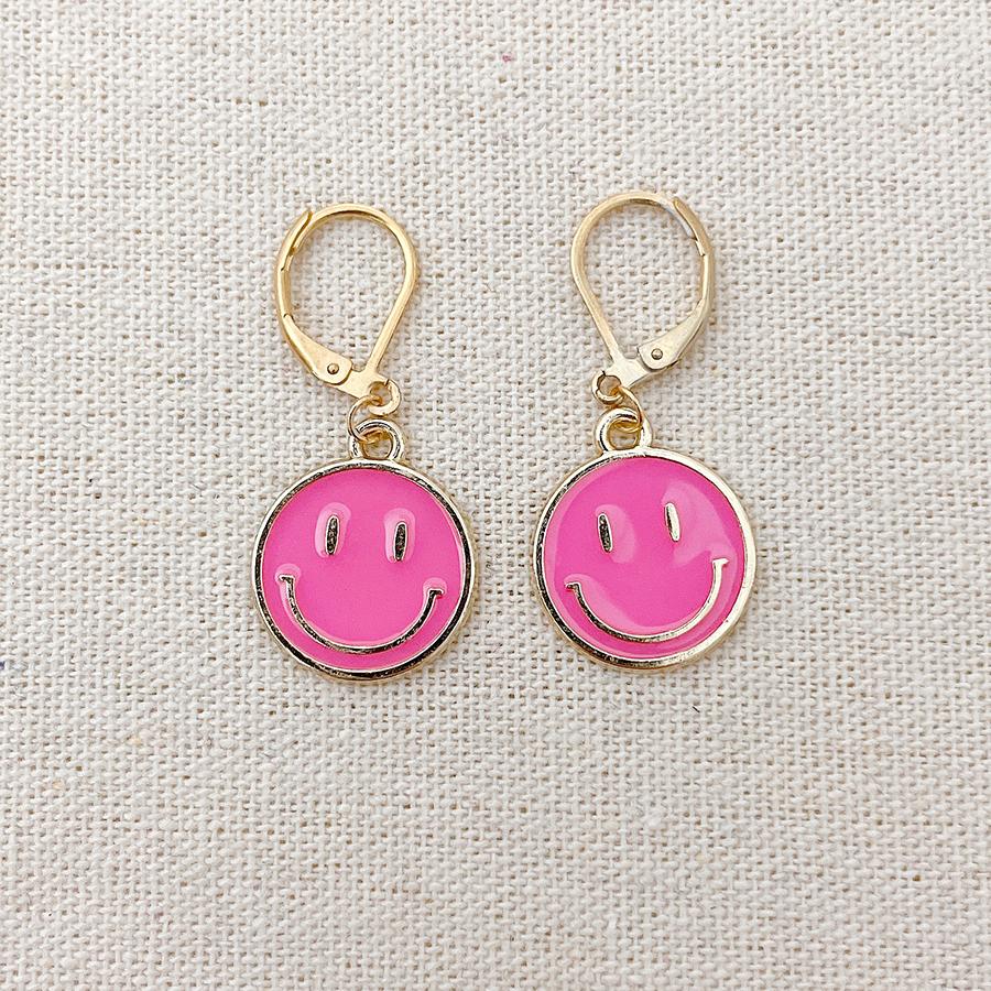 2025 New Fashion Women Christmas Santa Claus Snowman Smiling Face Earrings Women Christmas Party Hanging Dangle Earring Jewelry