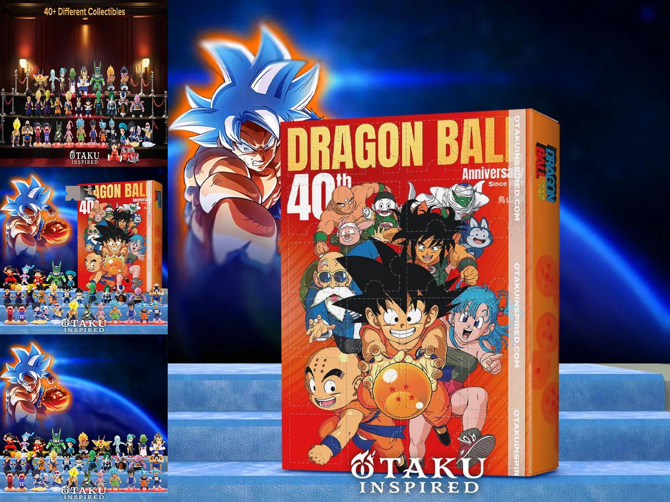 Dragon Ball 40. Jubiläum Advents-Überraschungsbox Weihnachtsbaumschmuck Acryl-Anhänger orange