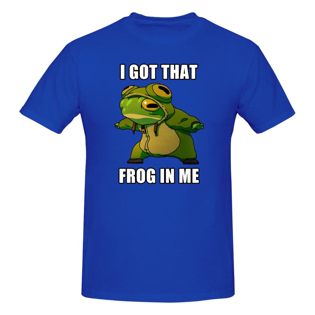 Piece I Got That Graphic Funny Cotton TShirt Funny Frog Meme Tops Tees For Unisex