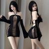 Backless Plus Size Sweater Sexy Lingerie Female Passion Suit Uniform Temptation Flirting Free