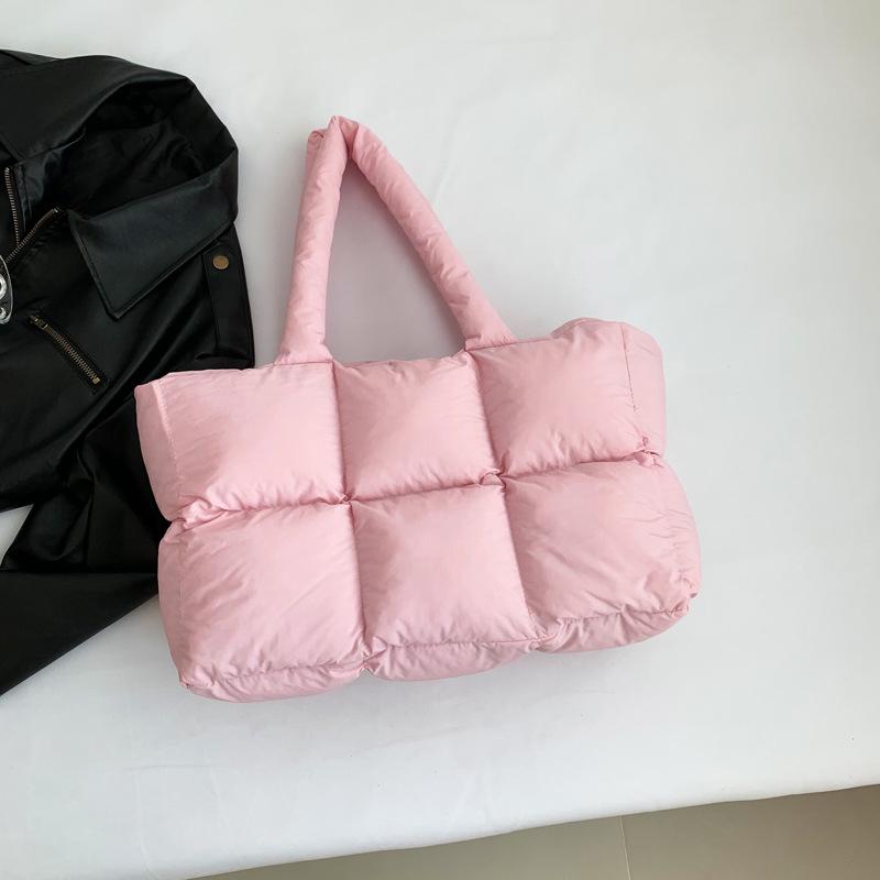 Korean Style Quilted Puff Shoulder Bag - 2025 Autumn/Winter Collection