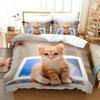 Cartone Animato Gioco Carino Aphmau con Ali Set Letto Ragazzi Ragazze Misura Singola Queen King Copripiumino Federa Letto ragazzi Adulti