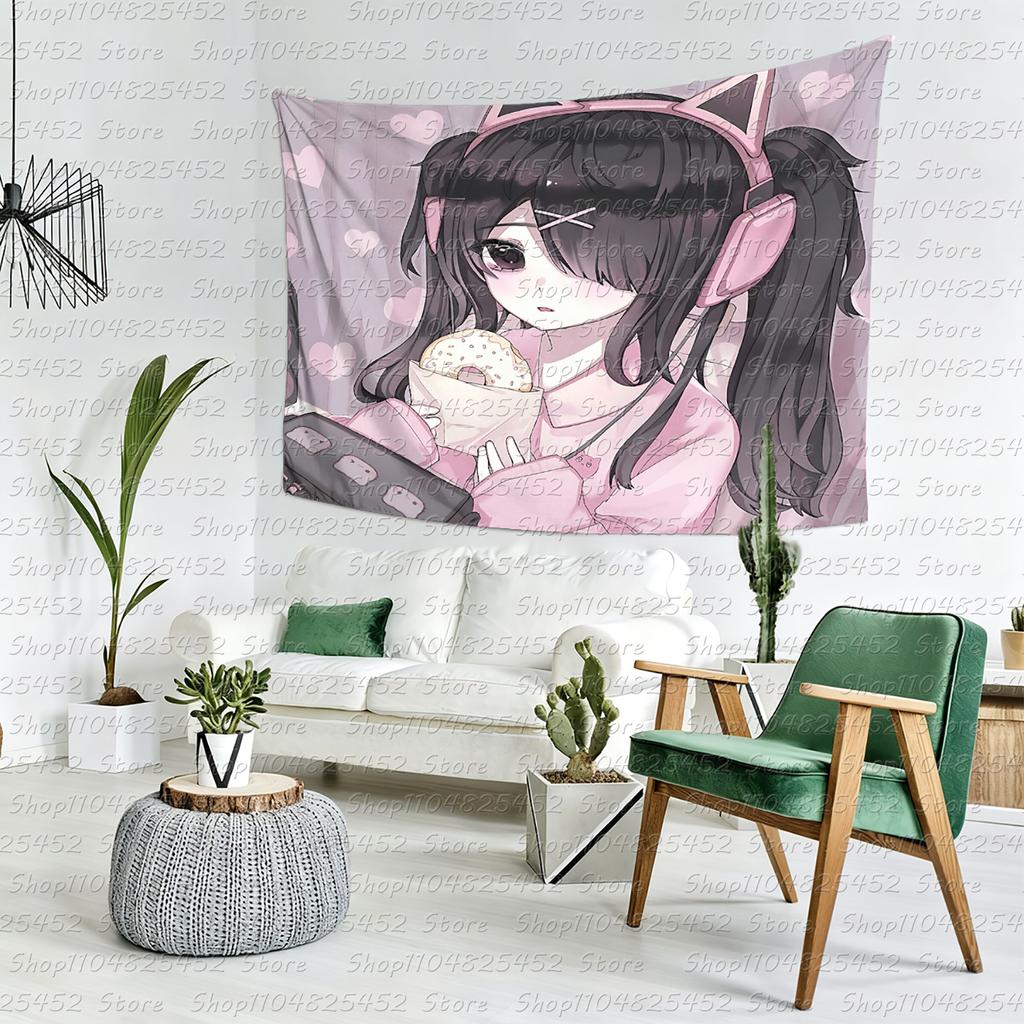 Amechan Wandteppich für Heimdekoration, Schlafzimmer-Kopfteil und Eingangsbereich im Wohnzimmer, Schlafzimmern, Büros und Wohnheimen