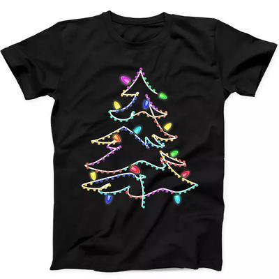 Julgransljus Fira Bästsäljare Rolig Present T-shirt Svart T-shirt 145