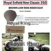 Royal Enfield "New Classic 350" Brown "Low Ride Rider Seat"