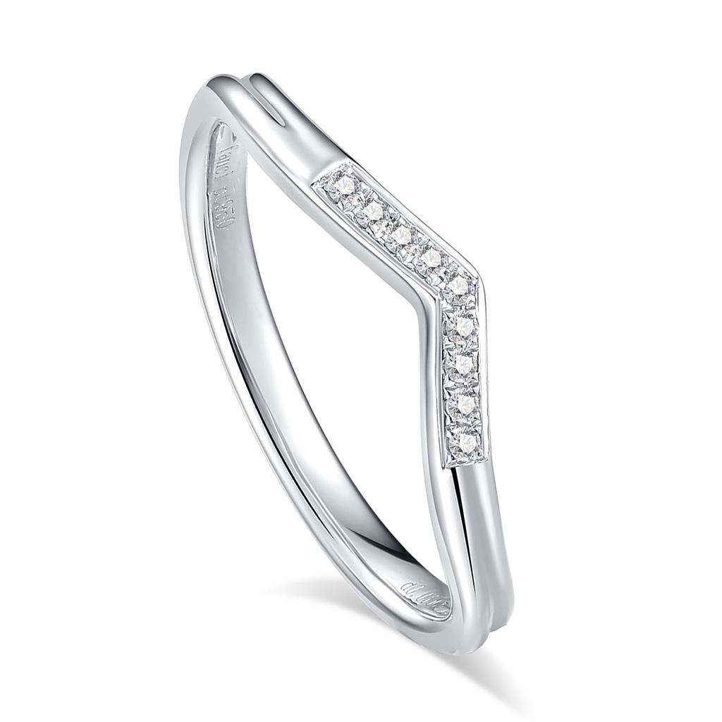 FANCIME Diamond Platinum Ring for Size Eternal Gift Wrapping Included Women, 9, Pt950, Sparkle, Engagement, Wedding, Proposal, Christmas, Anniversary,