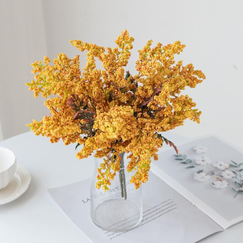 Artificial Flowers Fake Foam Gypsophila Pompon Vases for Home Decoration Christmas Garland Wedding Bridal Accessories Clearance