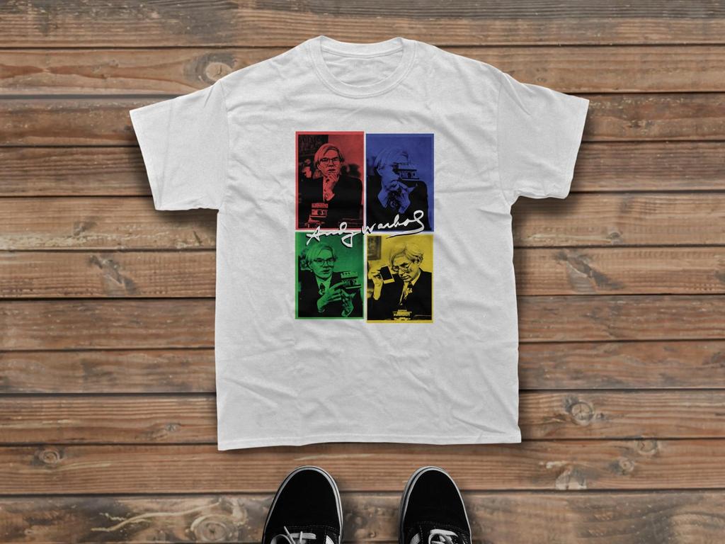 Andy Warhol Polaroid T-Shirt – Pop Art Gift for Art Lovers
