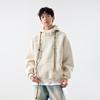 Unisex Heavyweight Deconstructed Patchwork Hoodie - Autumn/Winter Trendy American Style Loose Fit