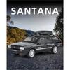 1/32 Volkswagen Santana Metalowy Model Samochodu Avant Kombi Odlewany Metalowy Pojazd Podróżny Model Samochodu Symulacja Dźwięku i Światła Zabawka dla Dzieci Prezent