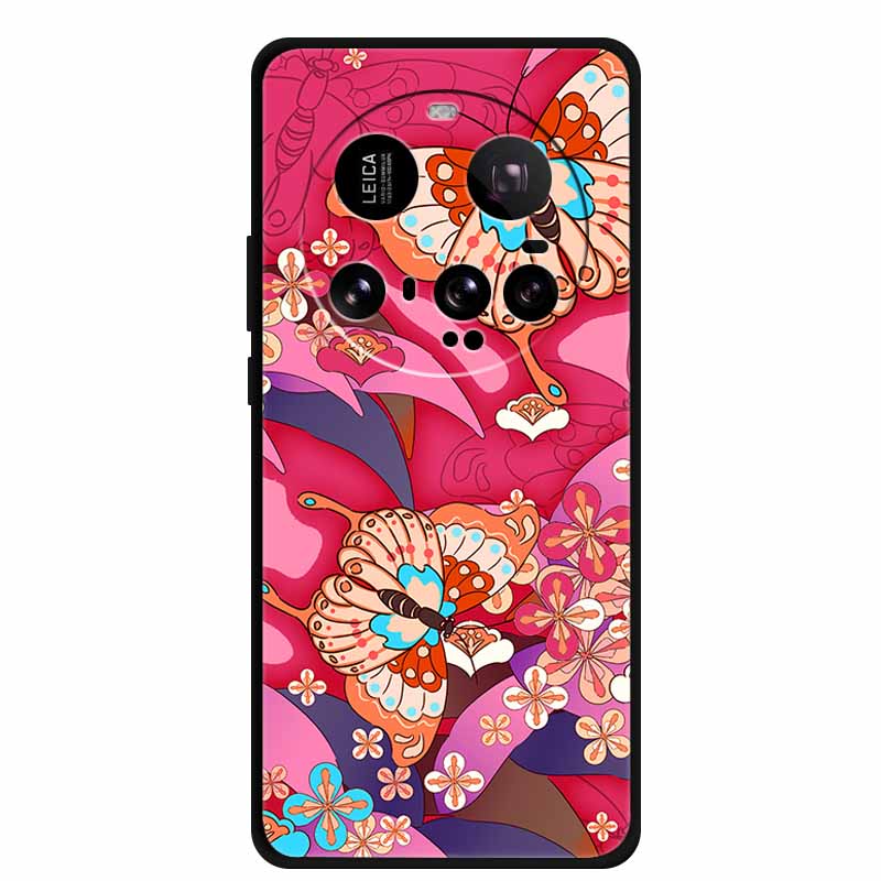 

For Xiaomi 15 Ultra Phone Case Cartoon Butterfly Back Shell Capa Cases Silicone TPU Cover for Funda Xiaomi15 Ultra 15Ultra Coque -Xiaomi 15 Ultra