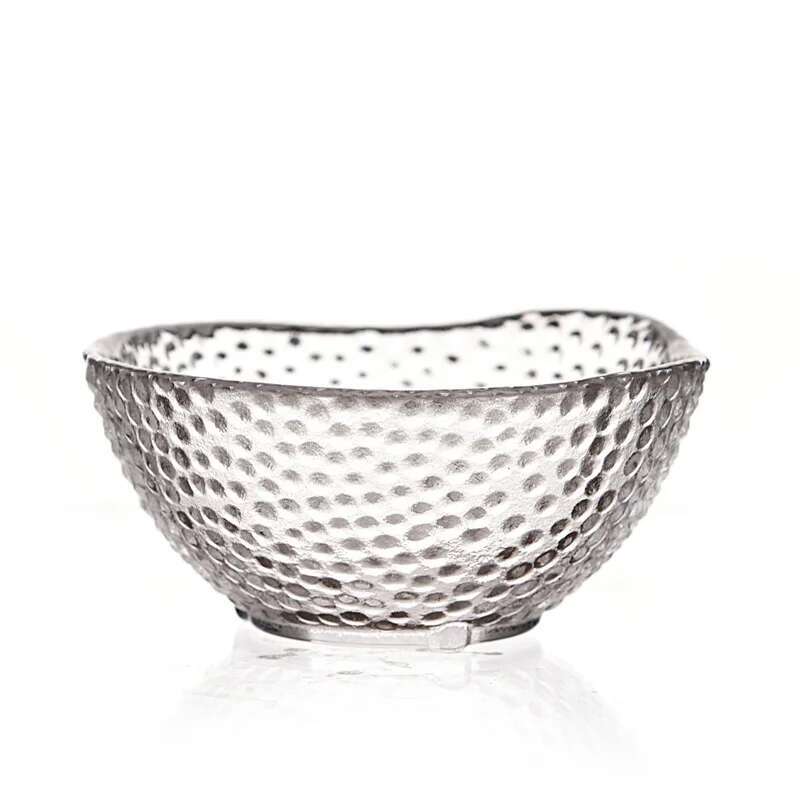 Japanese Hammer Grain Glass Tea Cup Crystal Transparent Cup Kung Fu Tea Set Home Owner Small Tea Cup Tea Bowl G