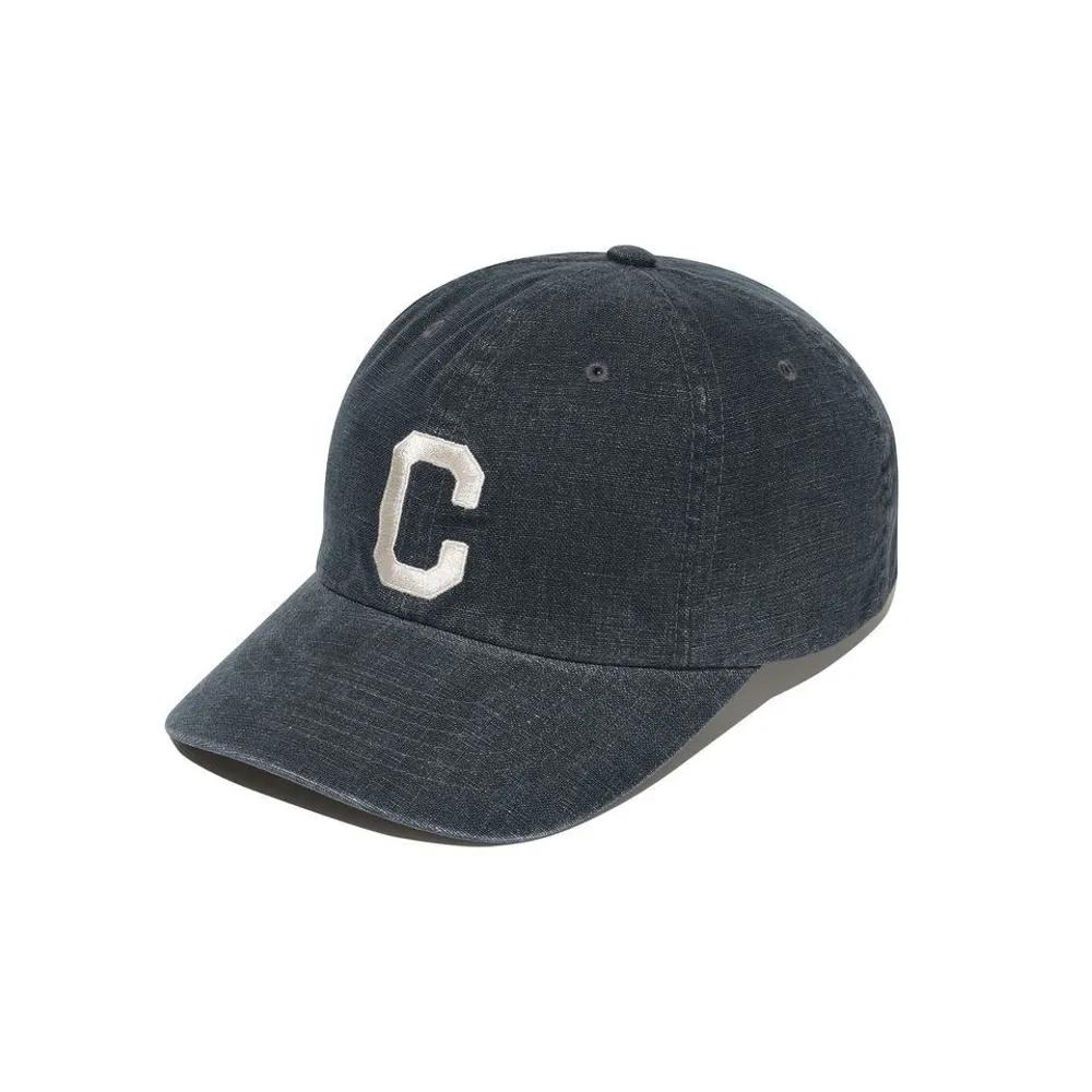 [Choi Yoon-ji] C Logo Oxford Washed 6-Panel Cap Dark Navy CO2507CA04DN 276433 F