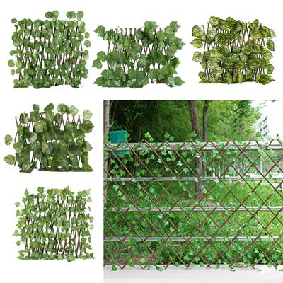 Retractable Garden Fence Privacy Screen Garden Backyard Decor Ornament