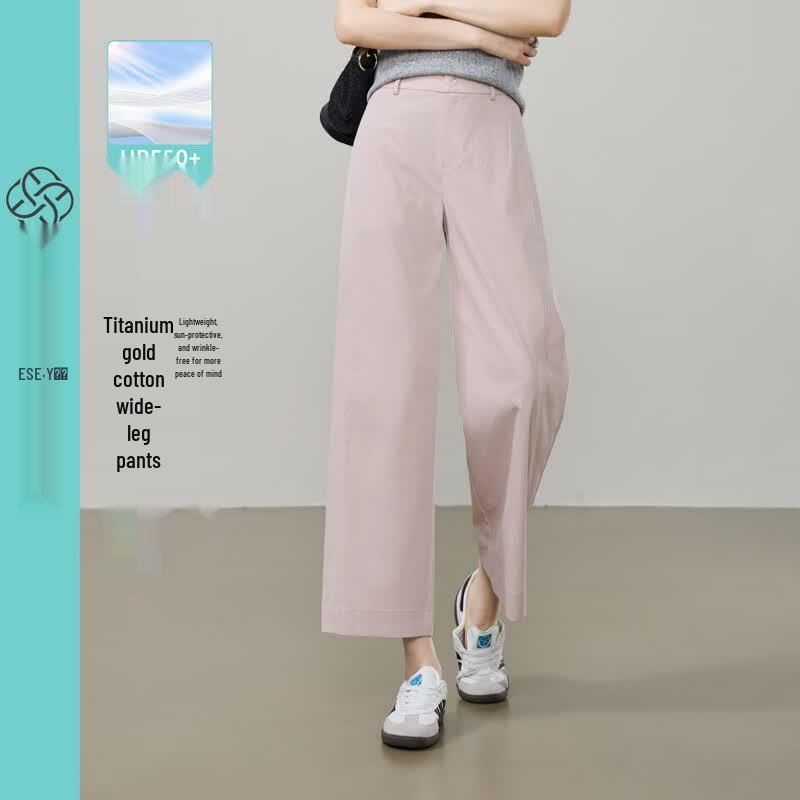 ESE-Y Women s Lightweight Sun-Protective Ankle-Length Straight-Fit Pants 31S