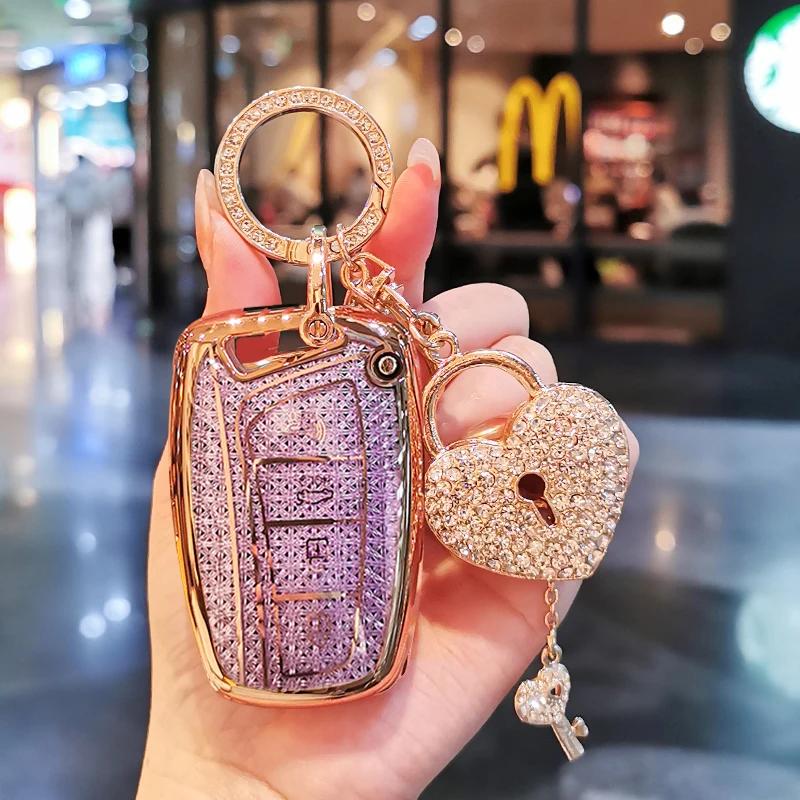 Suitable For Modern Keycase New Santafe Grand Santafe Equus Azera Genesis Ix45 Keycover Key Shell Keychain Car Shell