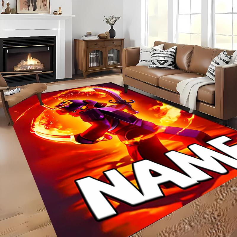 Custom Personalization Lego Ninjago Area Rug - Perfect For Kitchen, Bathroom,Laundry Room Decor Large Size Available,Gift All Seasons