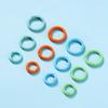 5Pcs/Lot Colorful Metal O Ring Spring Clasp Openable Round Carabiner Keychain Clips Hook Dog Chain DIY Jewelry Buckle Connector