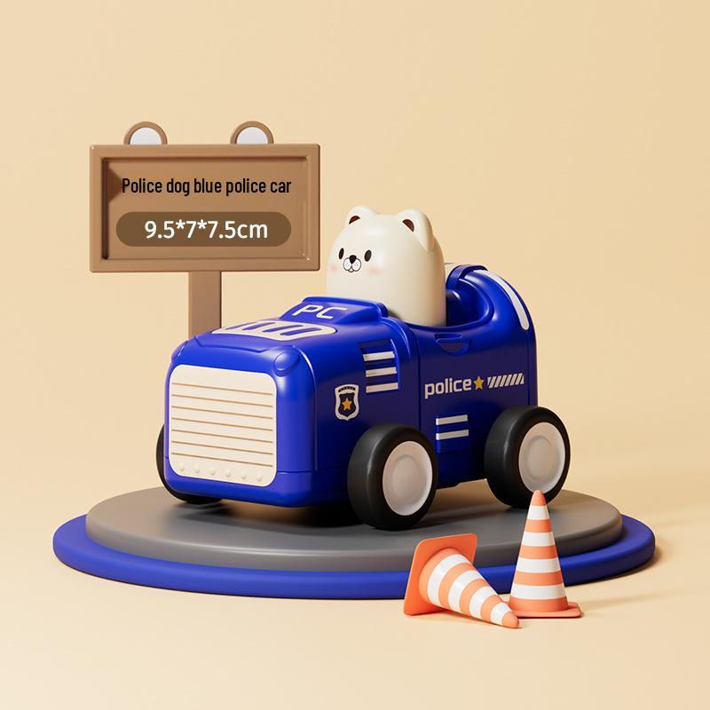 Cross-border Inertial Cartoon Pet Car - Cute Educational Toy for Kids