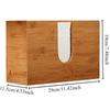 Wall Mounted Hanging Tissue Box Creative Paper Storage Holder Wooden Napkin Holder  For Restaurant