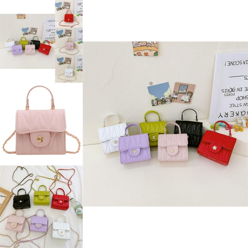 Stylish Toddler Girls Mini Shoulder Bag In Vibrant Colors With Chain Strap