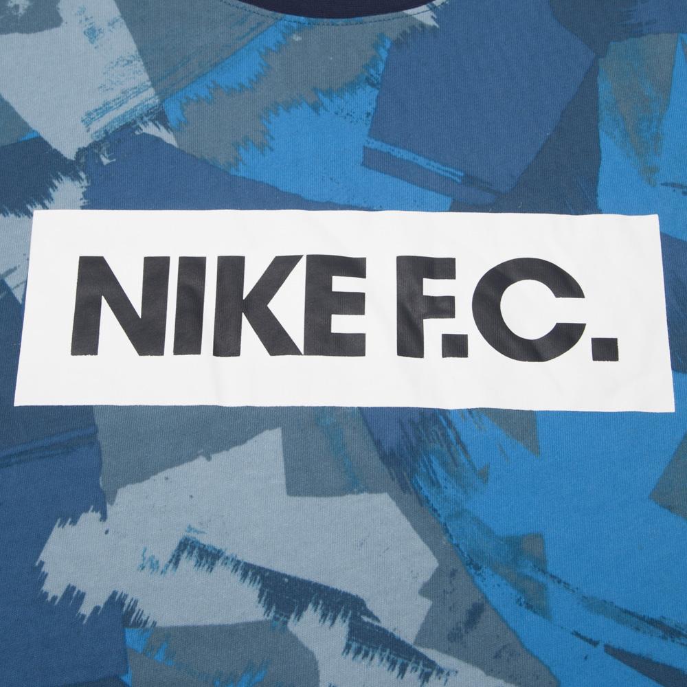 Nike Fc As M Nk Tee Aop Atmungsaktives Sport Camouflage Kurzarm T-Shirt Herren Oberteile 847440-101