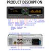 Swm-80A Handsfree Dual Usb Car Mp3 Player Powerful Fm Radio Bluetooth-Compatible Aux Tf Card U Disk