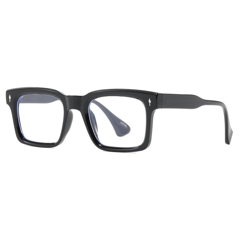 Oversized Square Glasses Anti Blue Light Glasses Large Frame Myopia Glasses Flat Light Glasses Transparent Eyeglasses