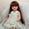 55cm Baby Silicone Reborn Doll For Girls 55cm Cute Bb Newborn Realistic Soft Mold Doll Kits Princess Cute Gift Toys for Kid