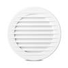 Round Grille With Mesh Fi 120 White - Rx 02-149