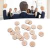 22 Stück Miniatur-Fluch-Affirmationsscheiben Lustige Einzigartige Miniatur-Süße Affirmation Holzdekoration für Familie Freunde Kollegen