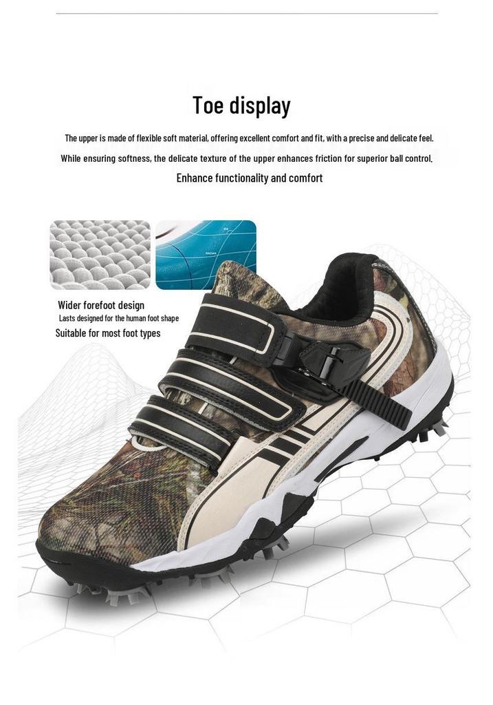 New Spike High-Soled Wear-Resistant Non-Slip Golf Training Shoes