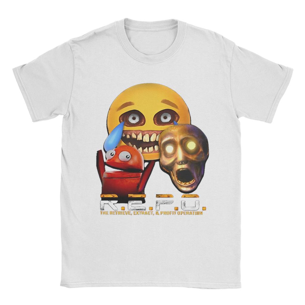 T-Shirt Homme T-Shirts en Coton T-Shirts à Manches Courtes Jeu Chaud Repo Robot Merch Imprimé