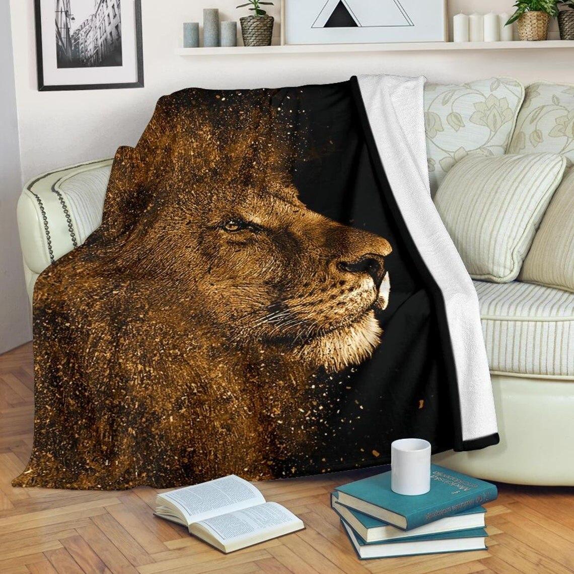 

Одеяло с принтом животного, волка, льва, тигра, одеяло для дивана-кровати, супер мягкое теплое одеяло, фланелевое одеяло 150x200cm