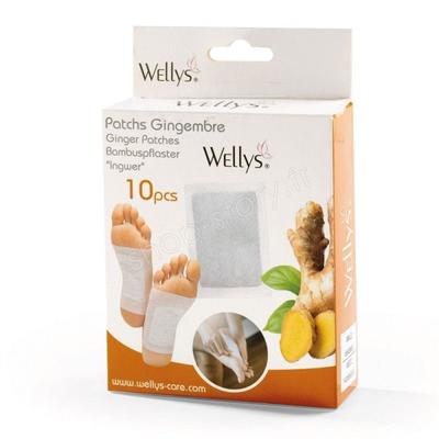 SHOP-STORY - GINPATCH : Pack of 10 Detoxifying and Revitalizing Foot Patches with Ginger and Bamboo